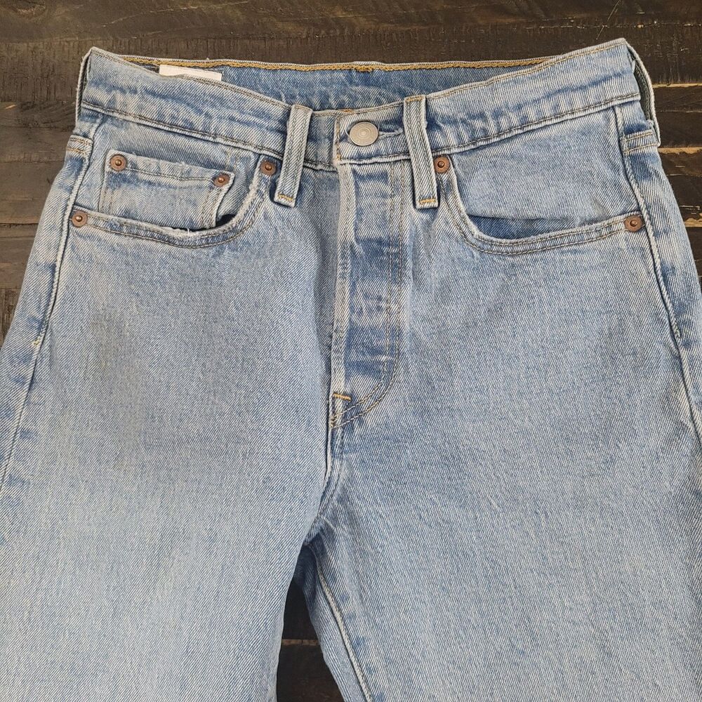 Levi's 501 Original Jeans Women's 26x28 Raw Hem Denim